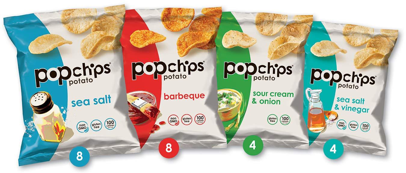 24 Popchips Potato Chips Variety Pack for $9.86 Shipped