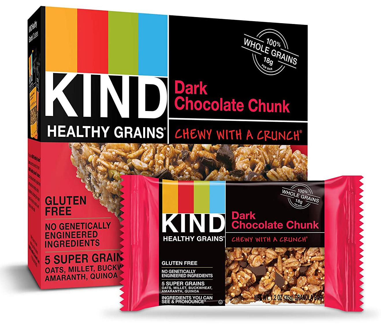30 KIND Dark Chocolate Chunk Healthy Grains Bars for $11.86 Shipped