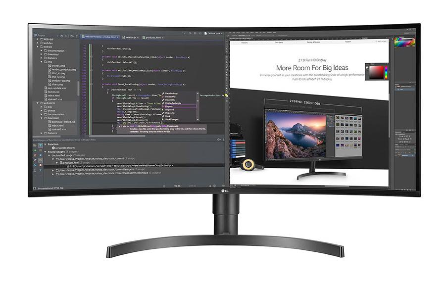 34in LG 34WL75C-B IPS Curved HDR 10 Monitor for $389 Shipped
