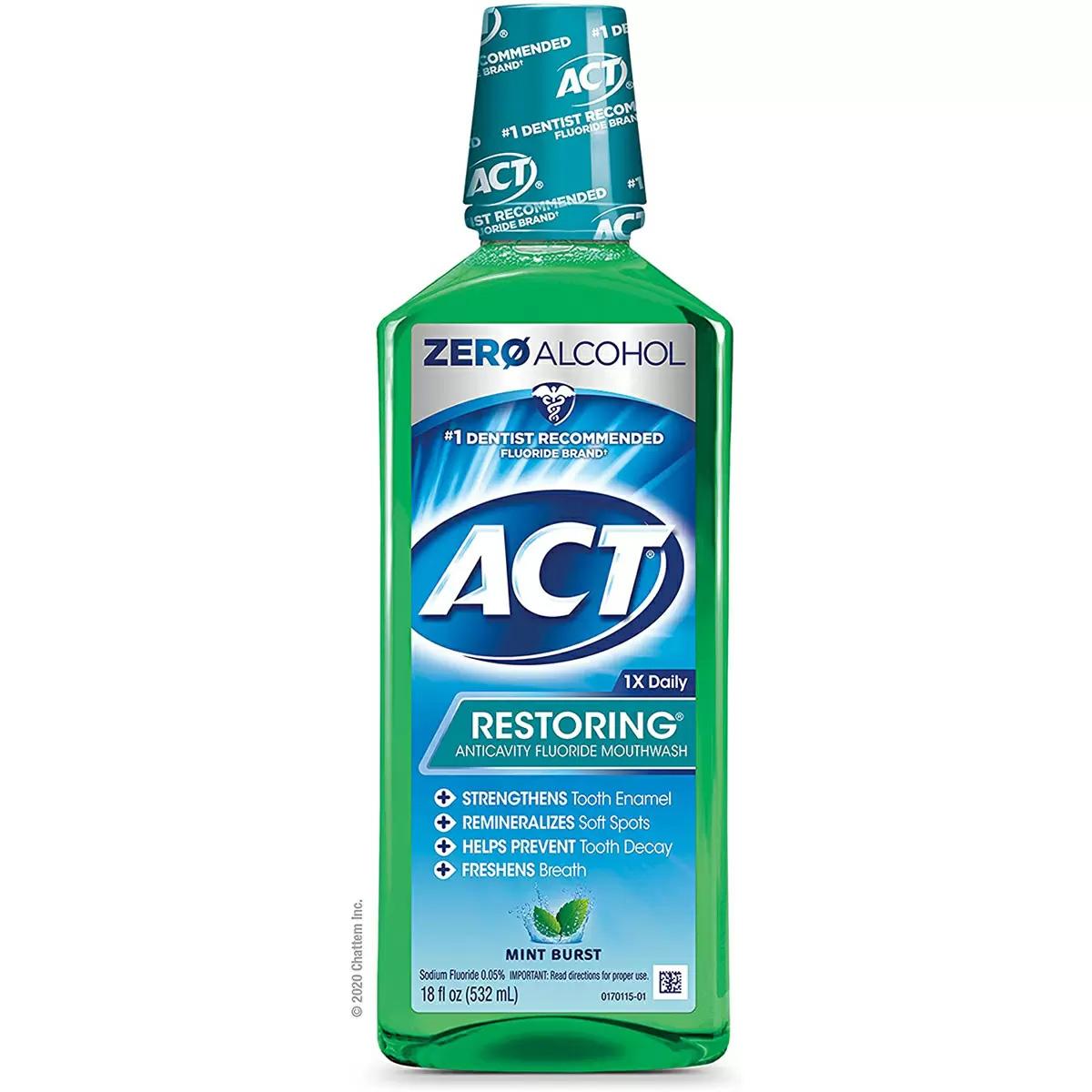 ACT Restoring Anticavity Fluoride Mint Burst Mouthwash for $2.59 Shipped