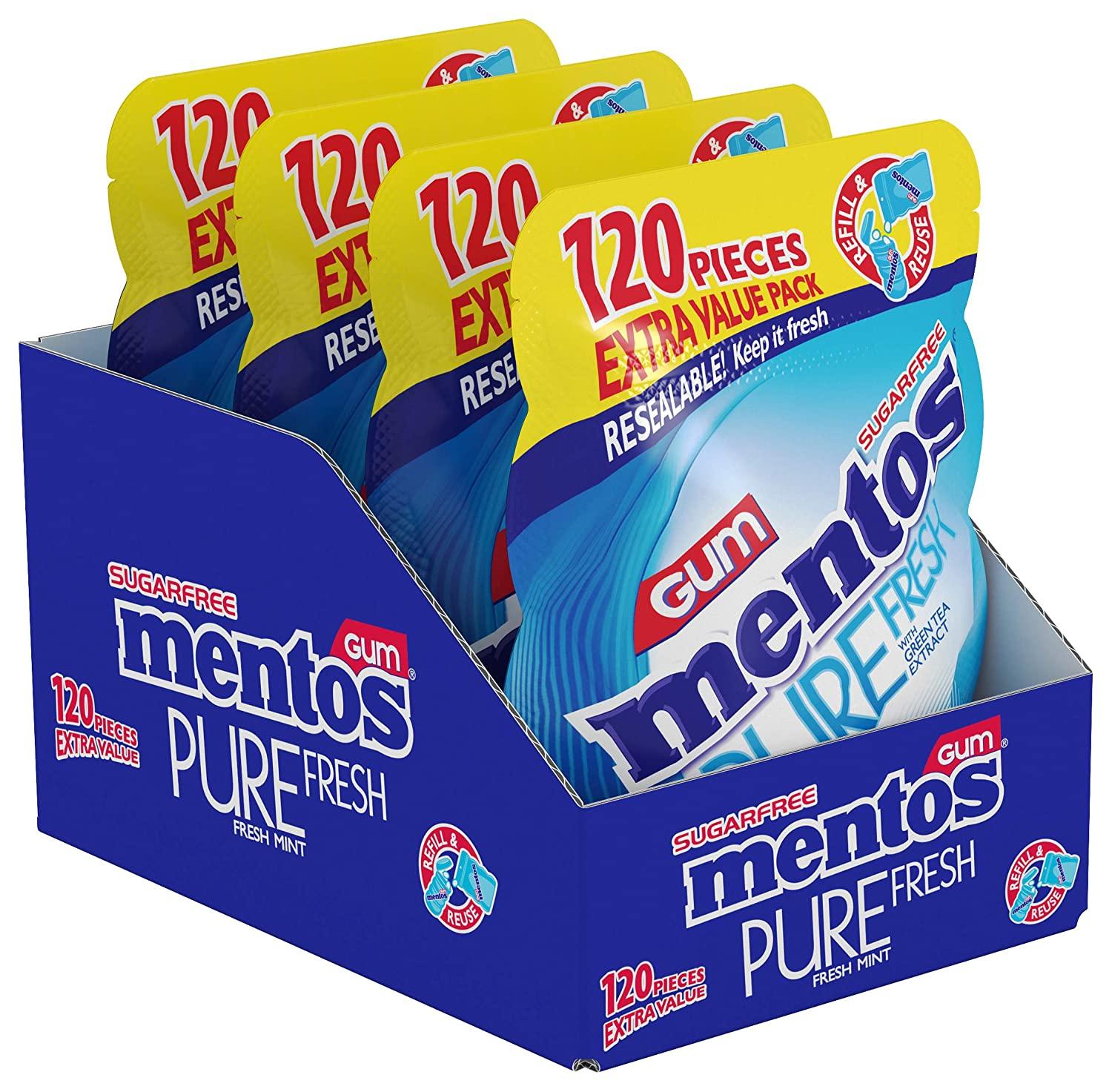 480 Mentos Pure Fresh Gum for $15.59 Shipped