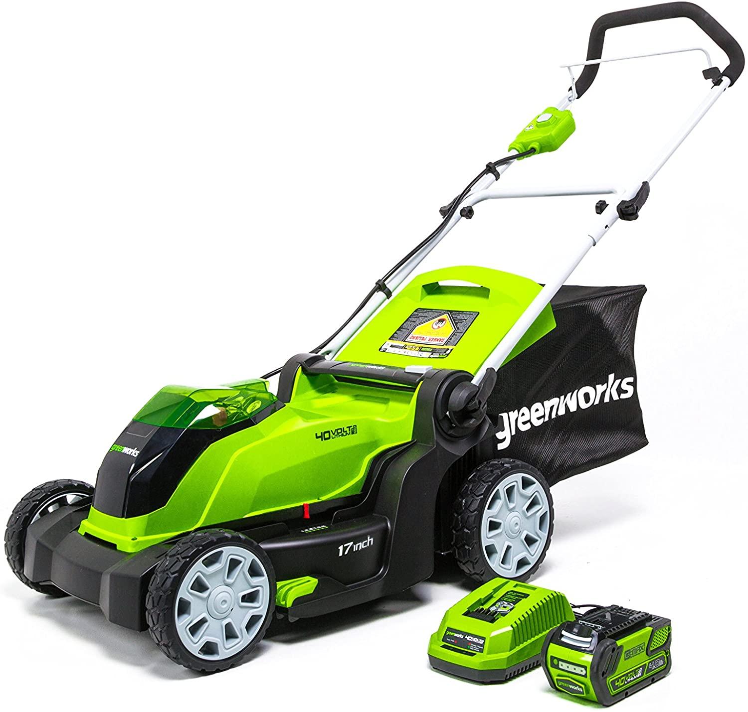 Greenworks G-MAX 40V 17in Brushed Mower for $223.20 Shipped