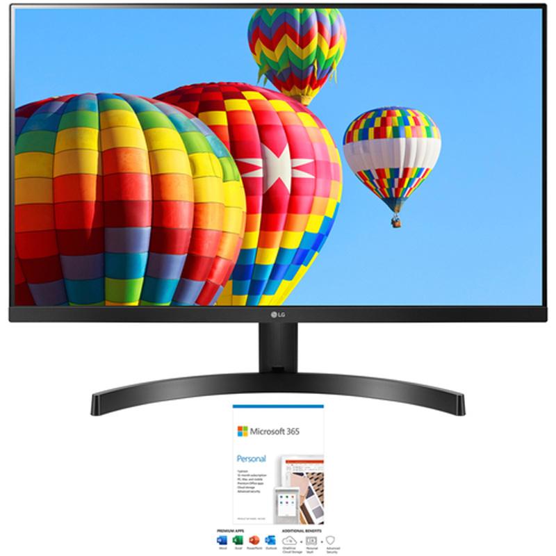 27in LG 27ML600M-B Full HD Monitor with MS Office 365 for $159 Shipped