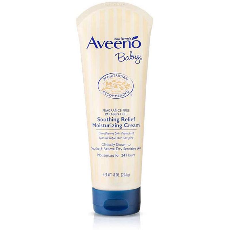 8oz Aveeno Baby Soothing Relief Moisturizing Cream for $4.20