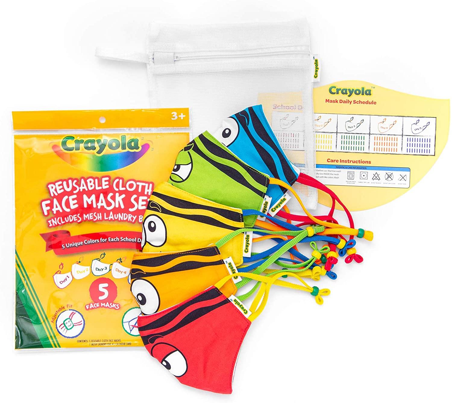 5 Crayola Kids Face Mask for $23.99