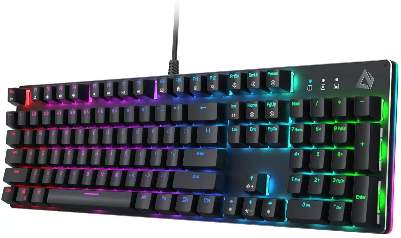 104-Key Aukey RGB Mechanical Gaming Keyboard for $38.49 Shipped