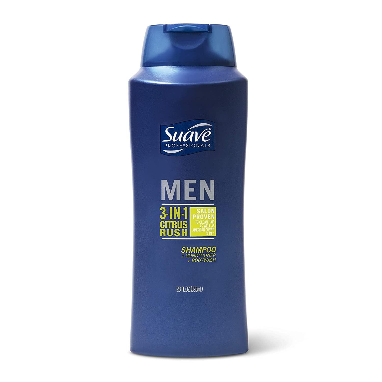 Suave Men 3-in-1 Shampoo Conditioner Body Wash for $1.84 Shipped