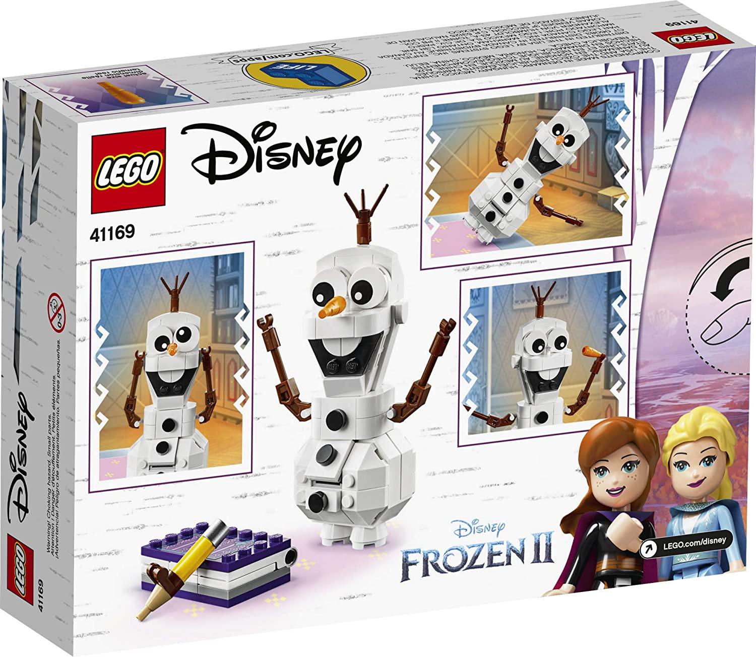 122-Piece LEGO Disney Frozen II Olaf the Snowman Toy Figure Building Kit for $7.99