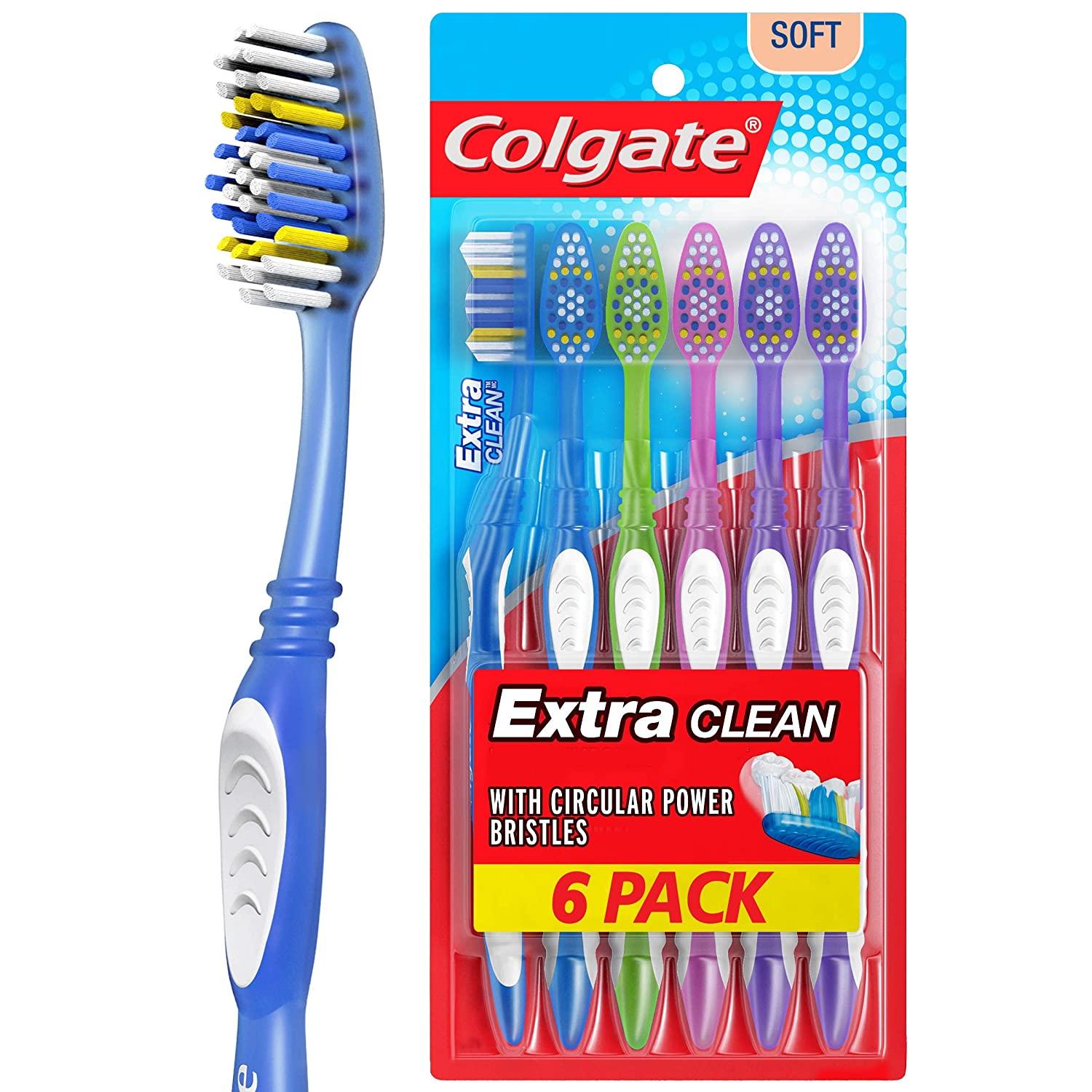6 Colgate Extra Clean Toothbrush for $2.58 Shipped