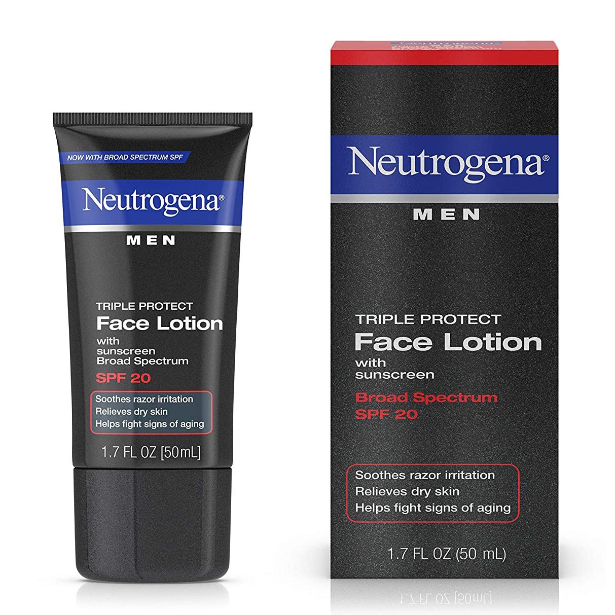 Neutrogena Triple Protect Face Lotion for Men for $3.93 Shipped