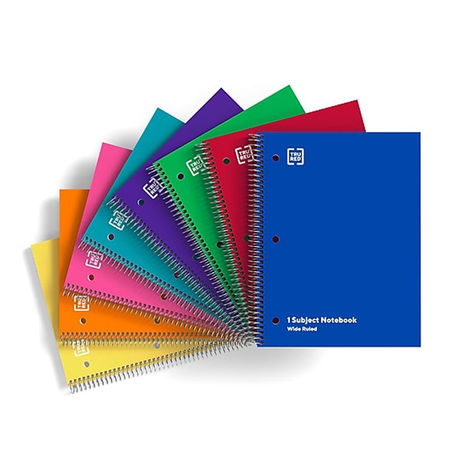 TRU Red Wide-Ruled 70-Sheet 1-Subject Notebook for $0.25 Shipped