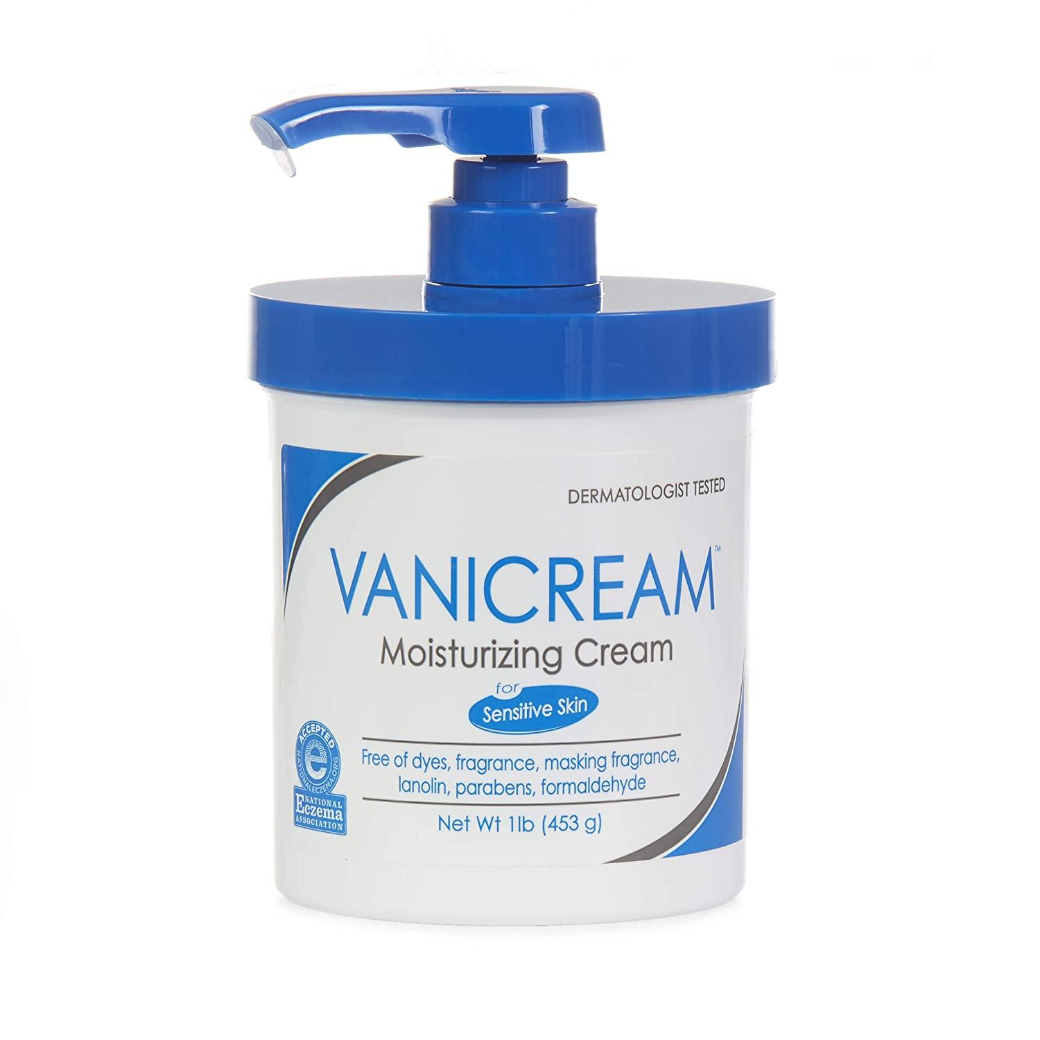 Vanicream Moisturizing Cream with Pump for $6.91 Shipped