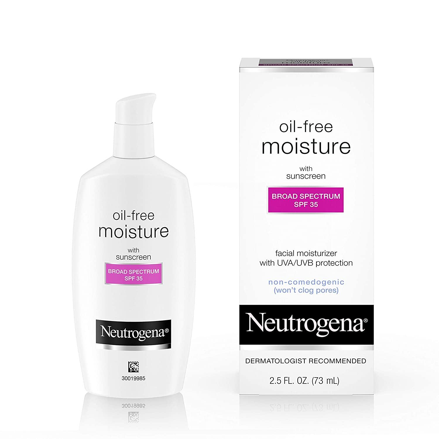 Neutrogena Oil-Free Moisturizer with SPF 35 Sunscreen for $5.18 Shipped
