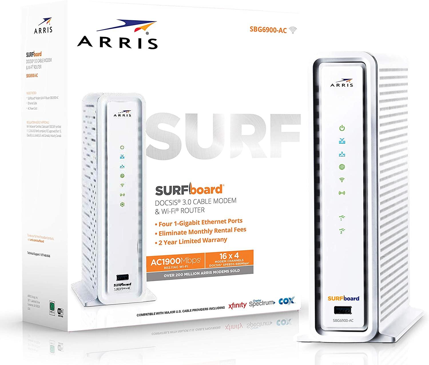 Arris Surfboard SBG6900AC Docsis 3.0 Cable Modem for $52.74 Shipped
