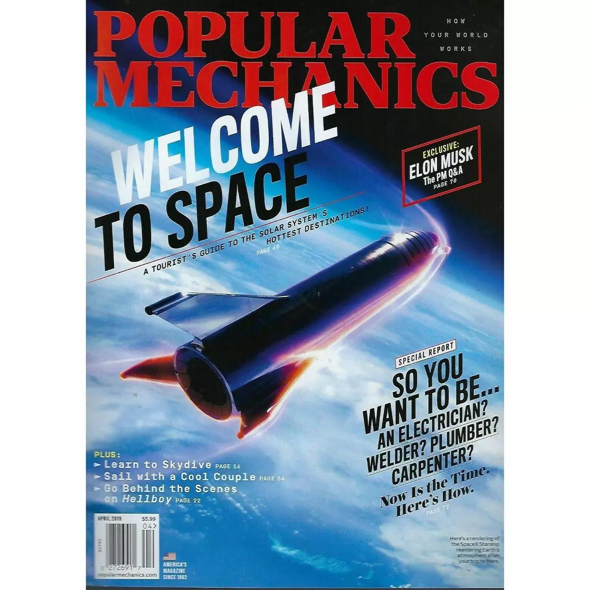 Popular Mechanics Magazine Subscription for $5.75
