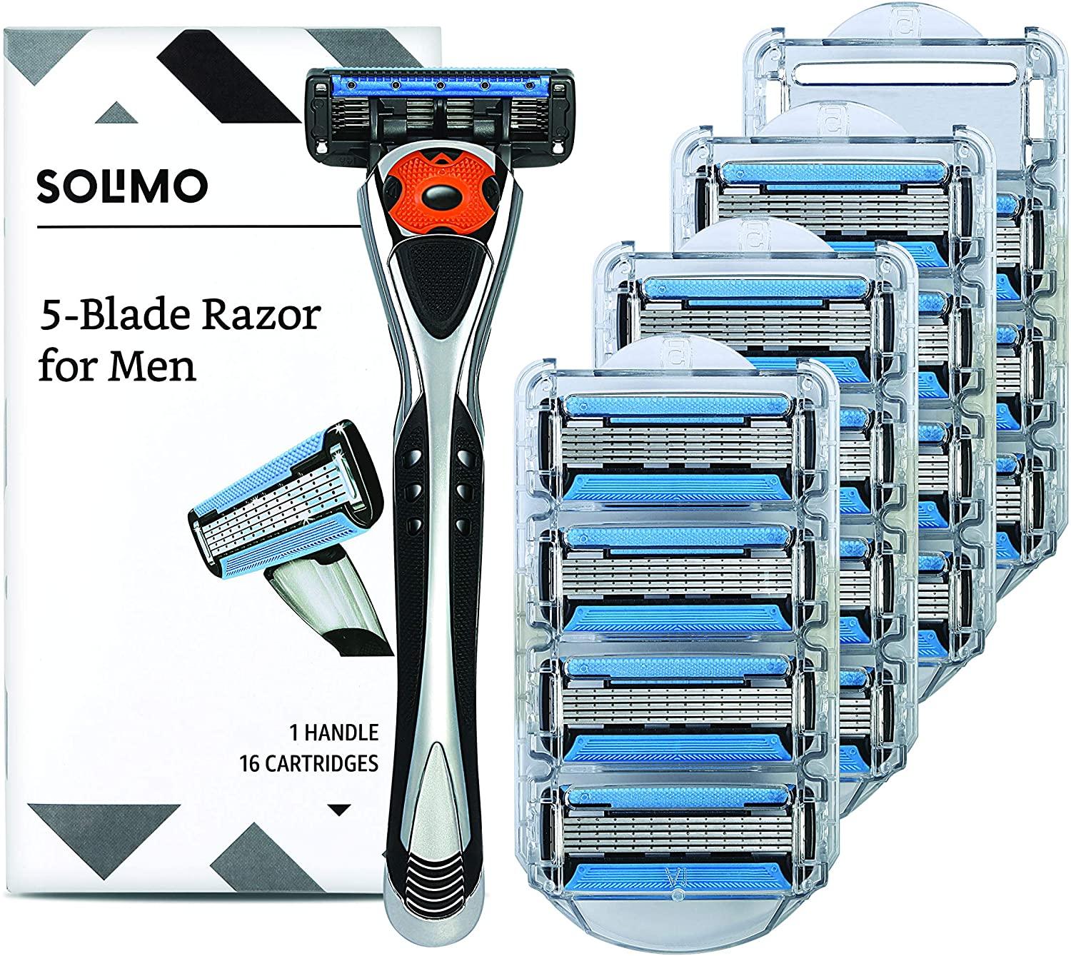 Solimo Mens 5-Blade MotionSphere Razor for $13.49 Shipped
