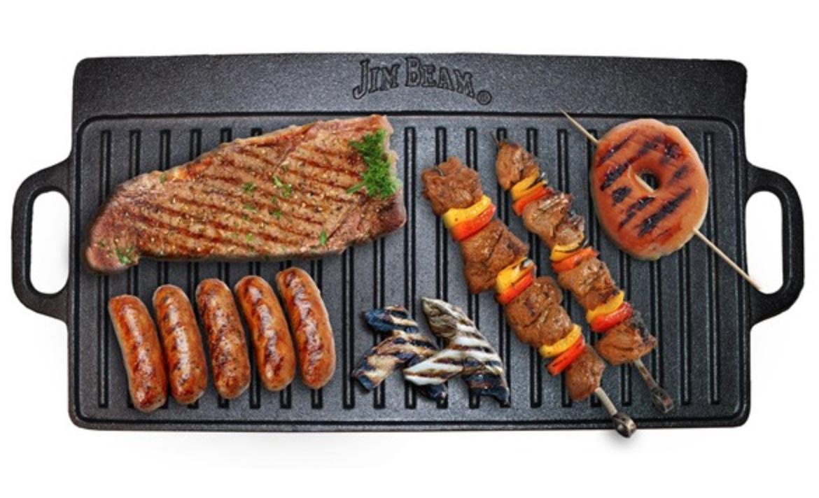 Jim Beam JB0168 Double Sided Cast Iron Griddle for $19.99 Shipped