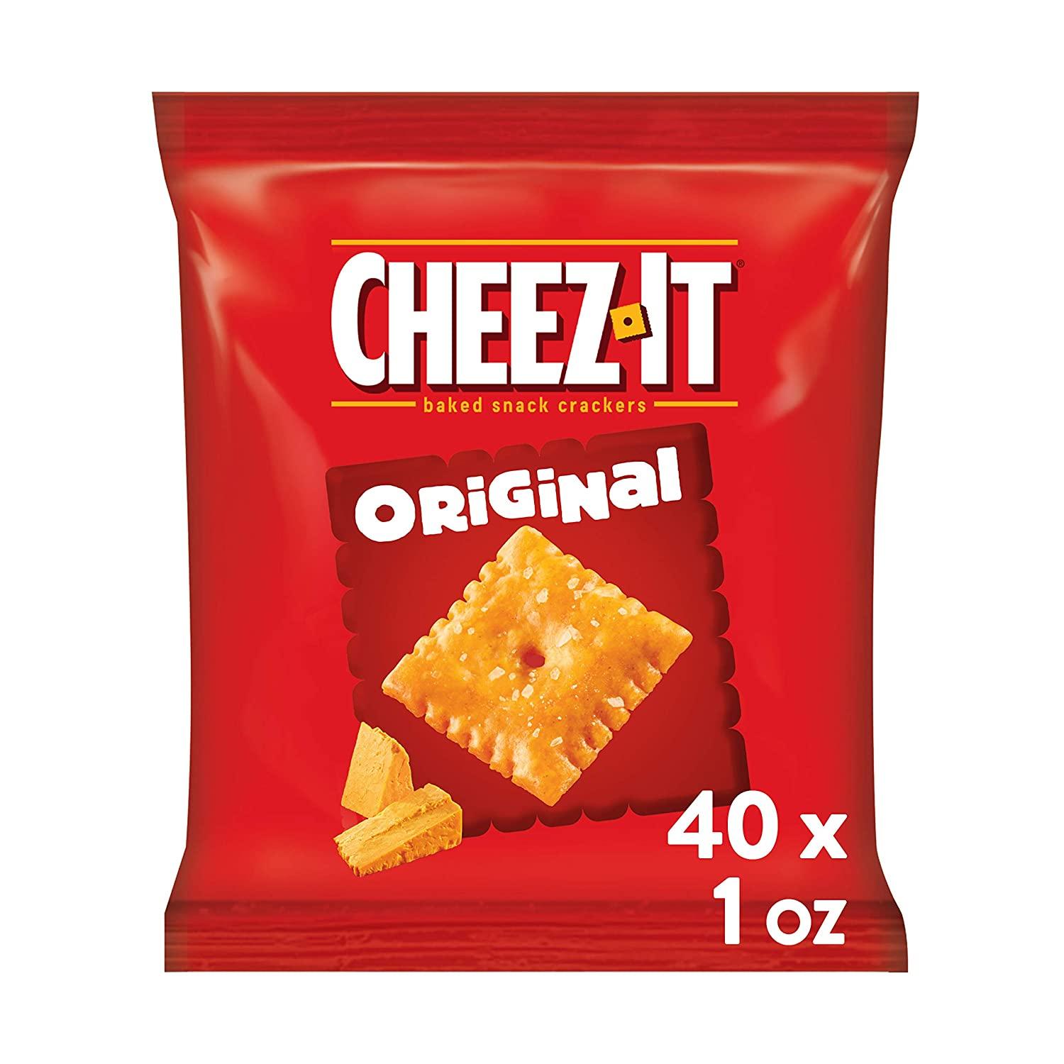 40 Cheez-It Baked Snack Cheese Crackers for $8.42 Shipped