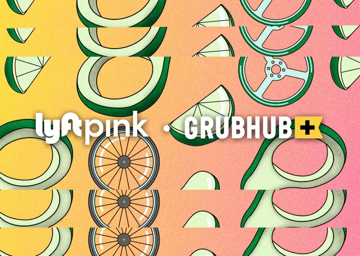 Lyft Pink Members Get GrubHub+ Plus Membership for Free