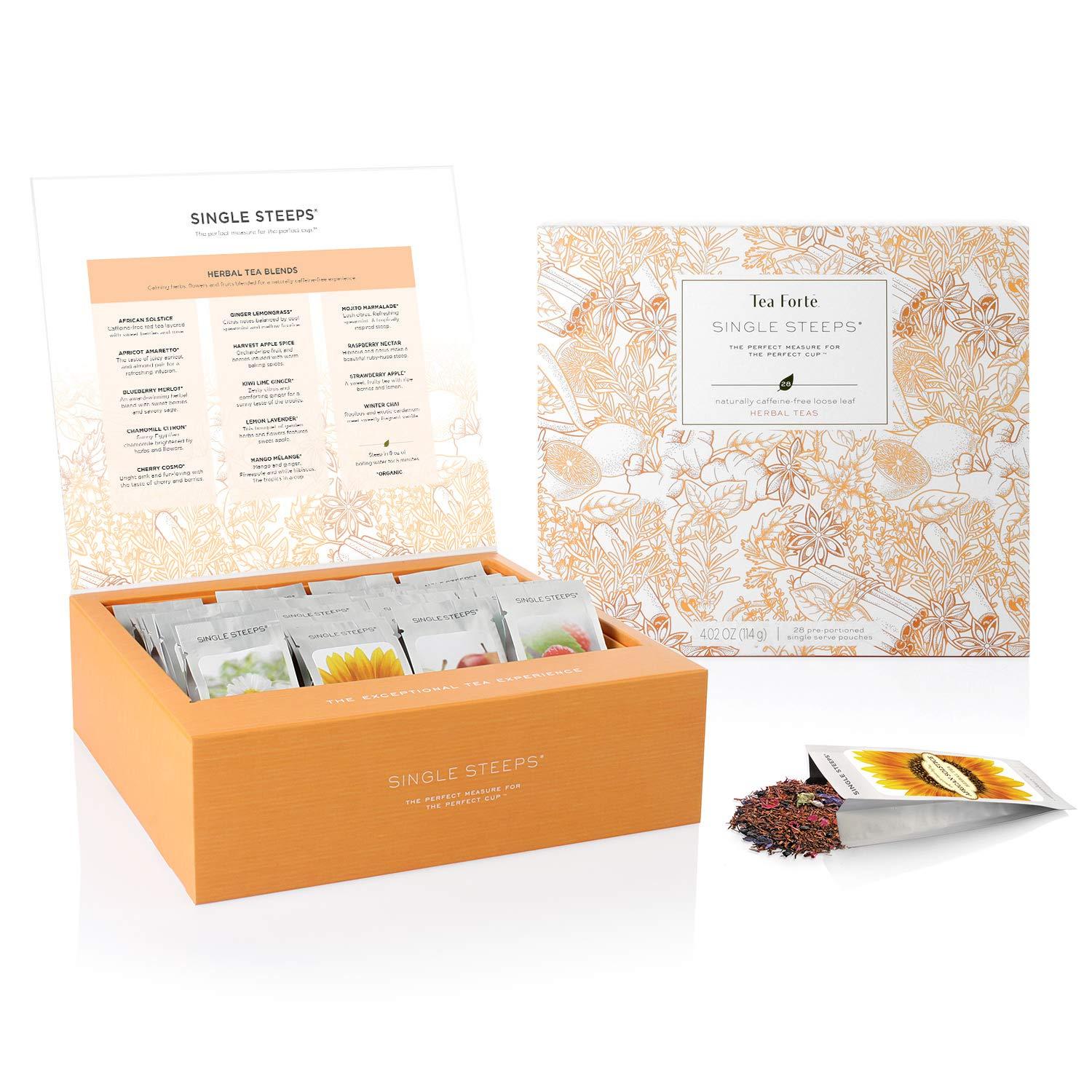 Tea Forte Herbal Teas Single Steeps Tea Chest Variety Gift Box for $19.60