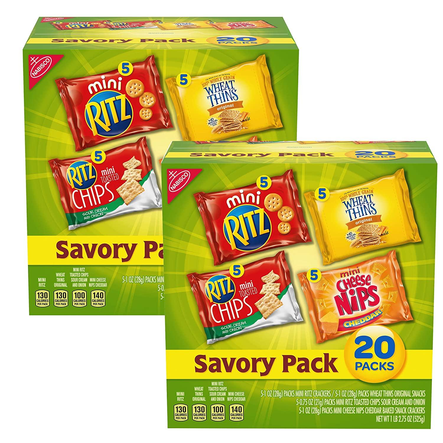 40 Nabisco Savory Cracker Variety Pack for $11.26 Shipped