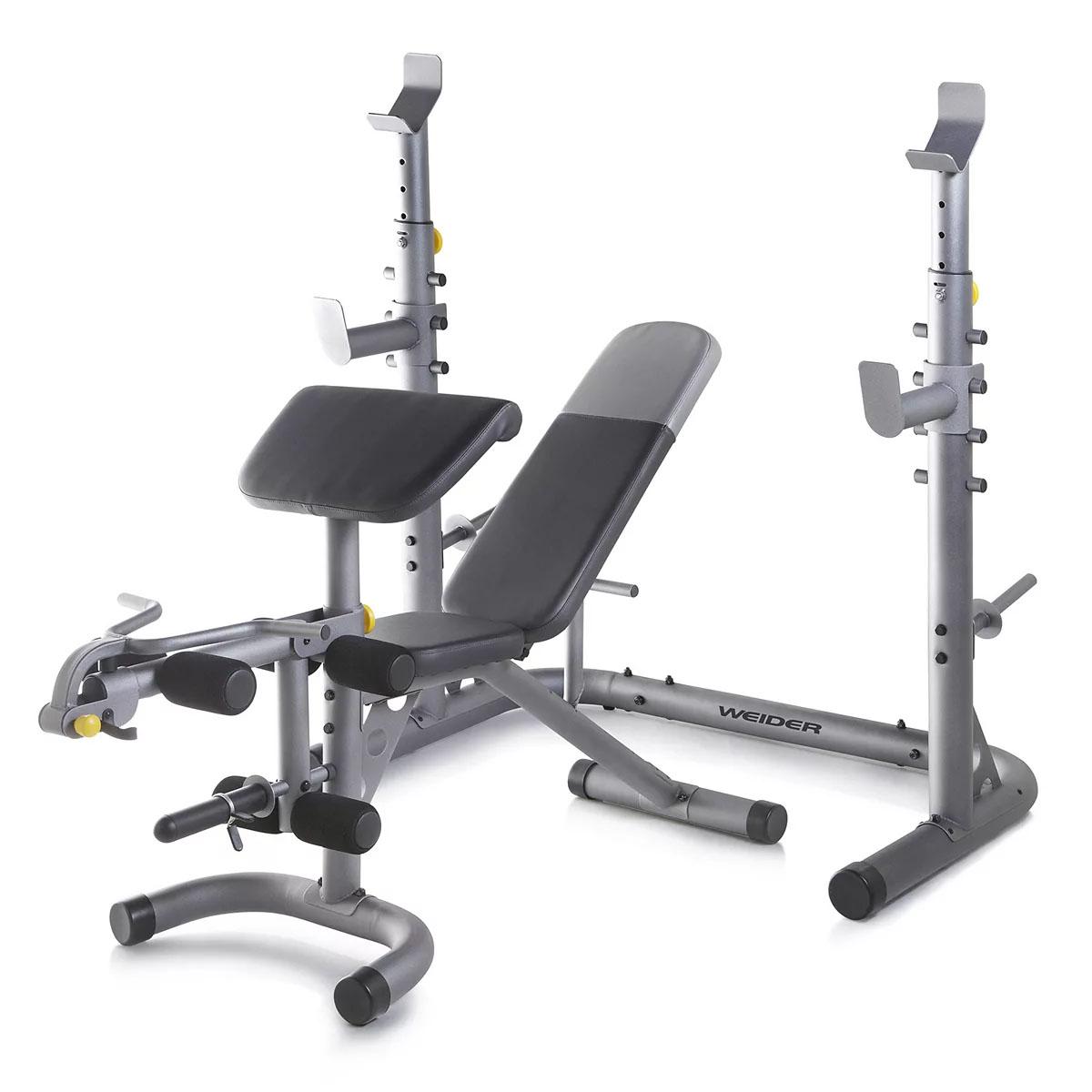 Weider Olympic Workout Bench with Squat Rack with $40 Kohls Cash for $199.99 Shipped