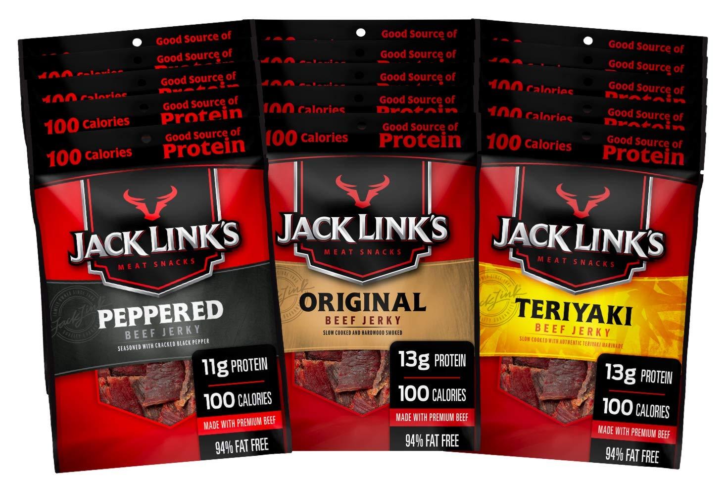 15 Jack Links Beef Jerky Variety Pack for $18.73 Shipped