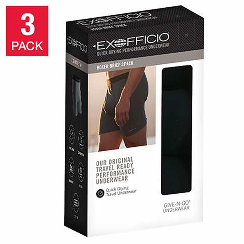 3 ExOfficio Give-N-Go Boxer Briefs for $14.97 Shipped