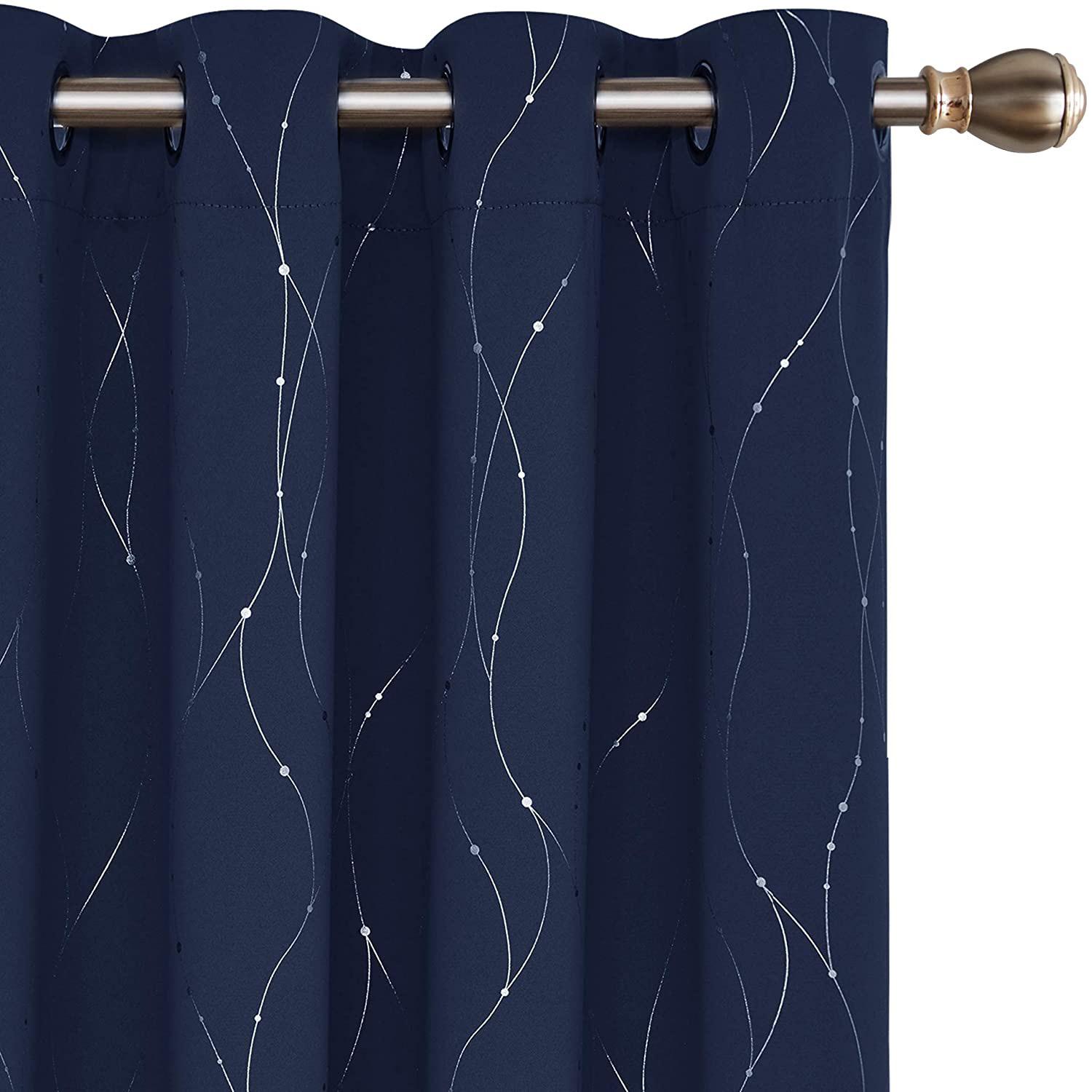 Deconovo Blackout Curtains Grommet Top Drapes for $23.79
