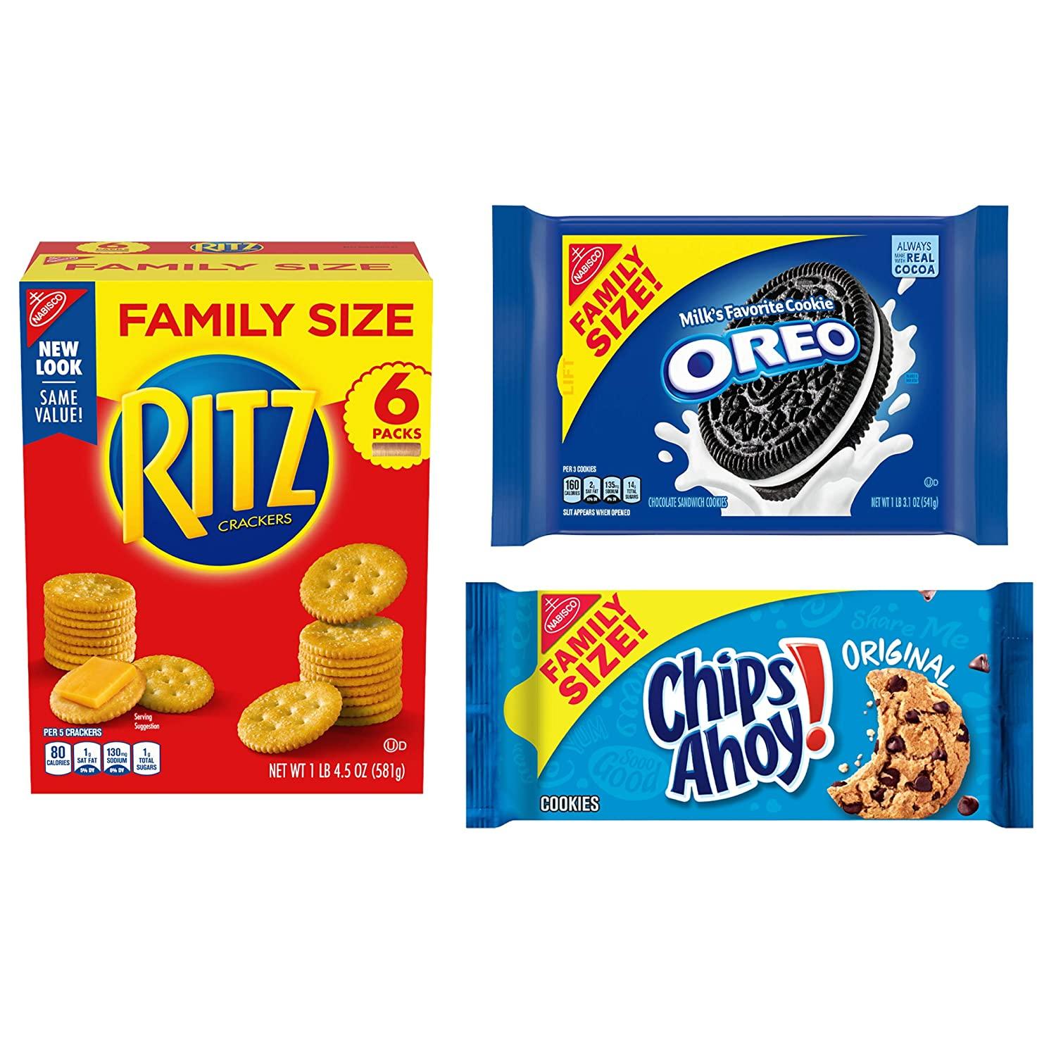 3 Oreo Chips Ahoy Ritz Snack Variety Pack for $7.91 Shipped