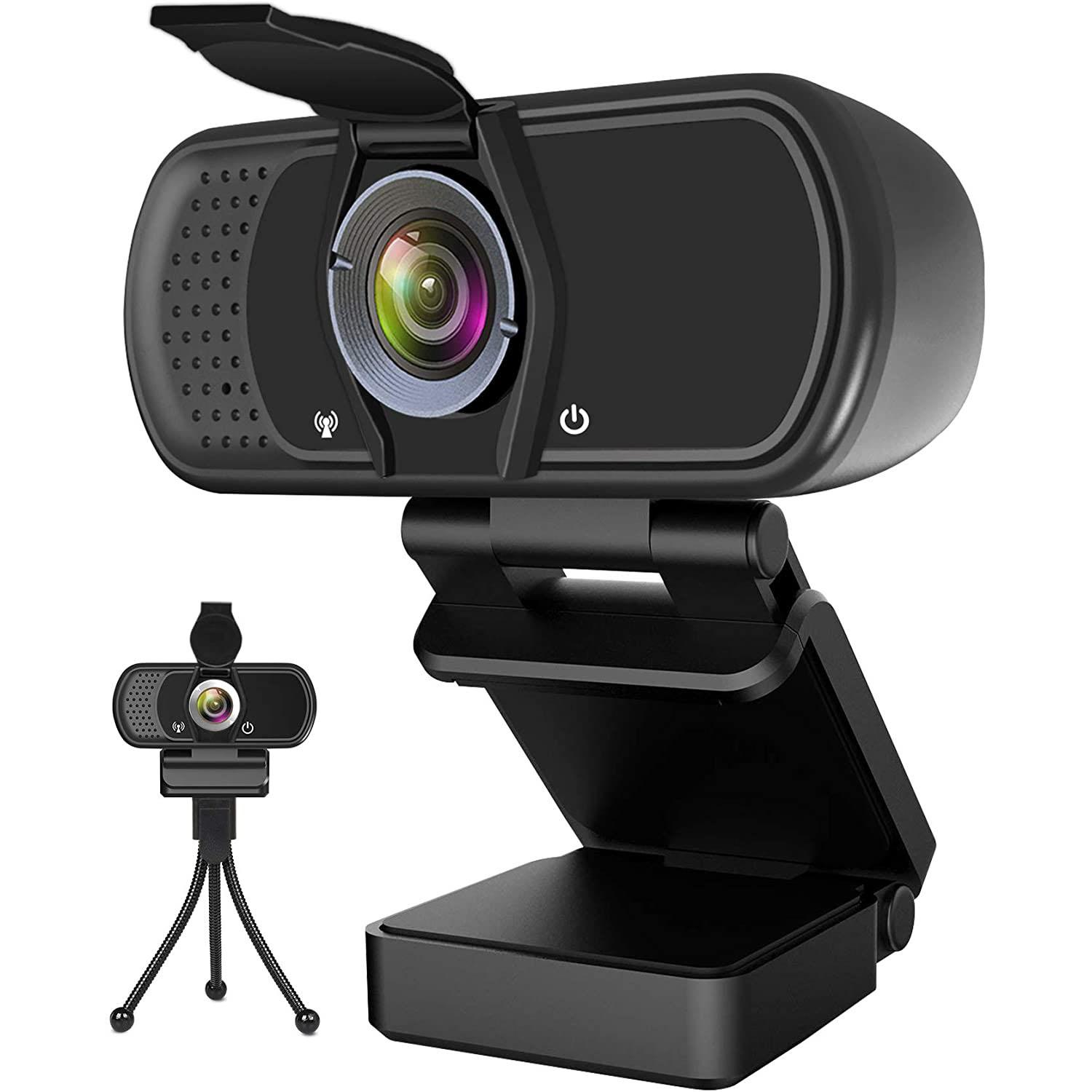 Hrayzan 1080p Webcam with Microphone with Stand for $29.99 Shipped