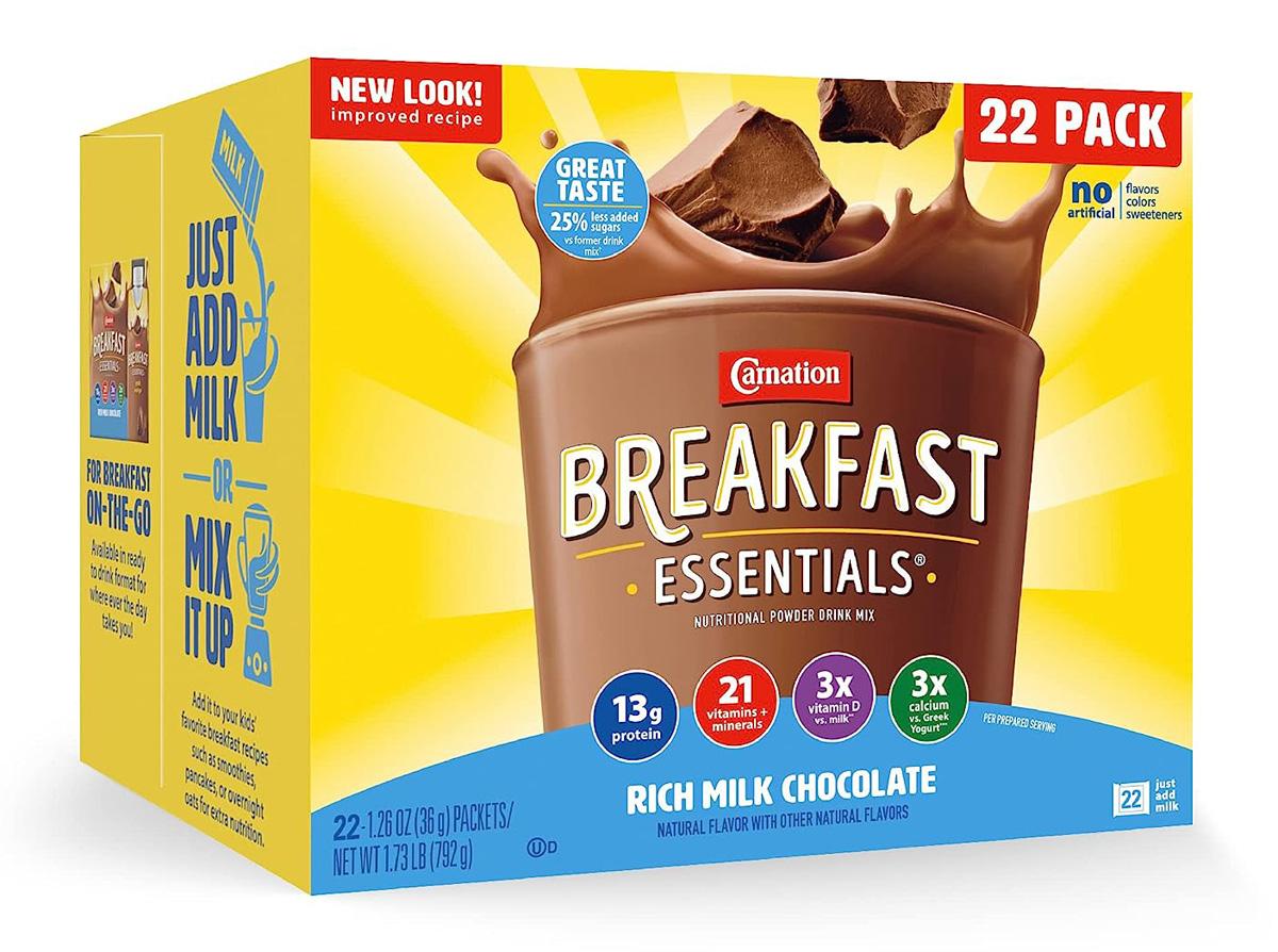 Carnation Breakfast Essentials Powder Drink Mix 22 Pack for $6.57 Shipped