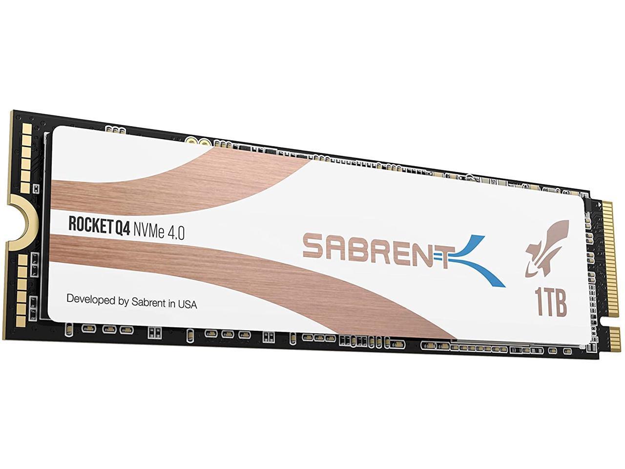 1TB Sabrent Rocket Q4 NVMe PCIe SSD for $127.99 Shipped