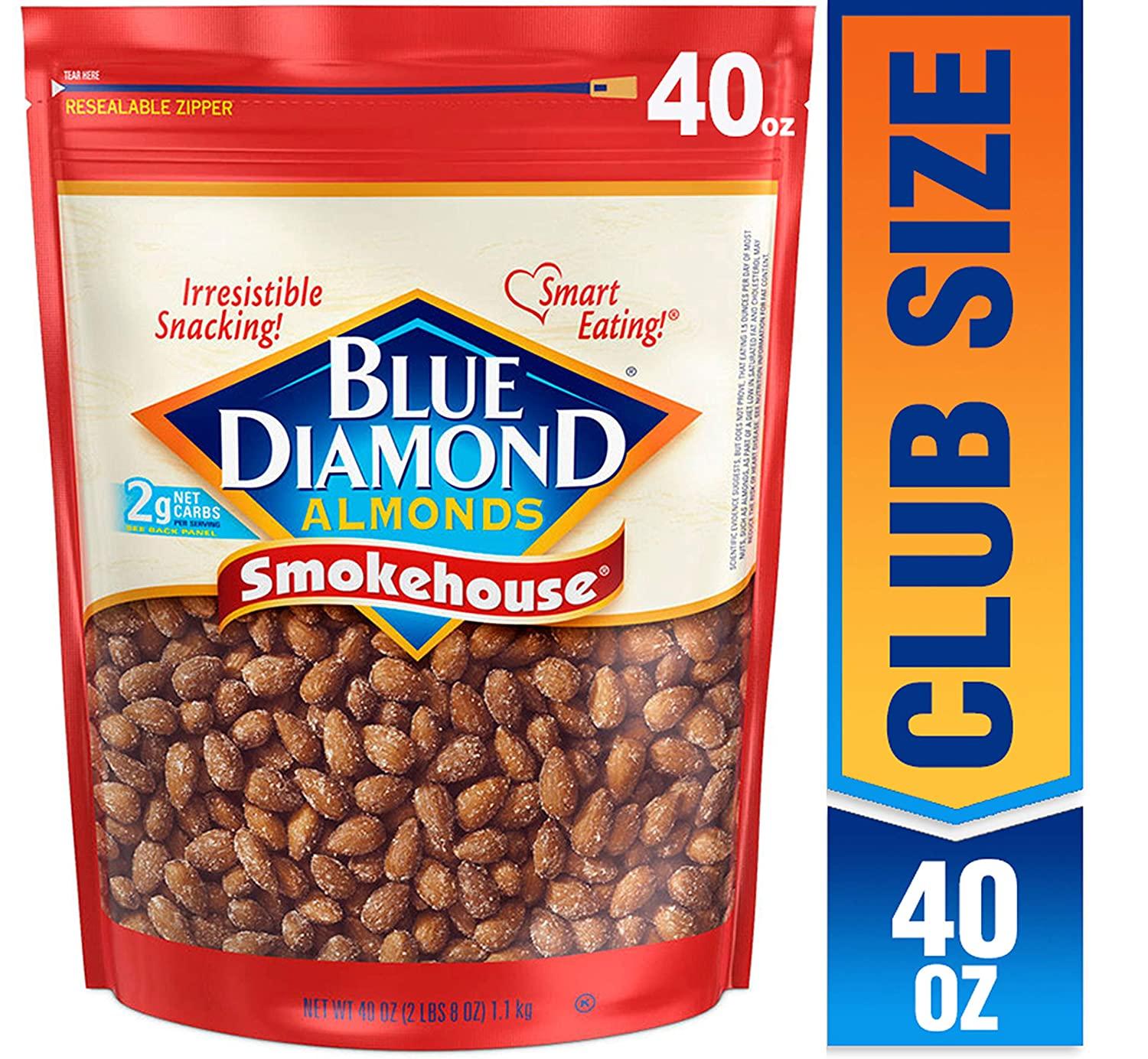 Blue Diamond Smokehouse Almonds for $8.02 Shipped