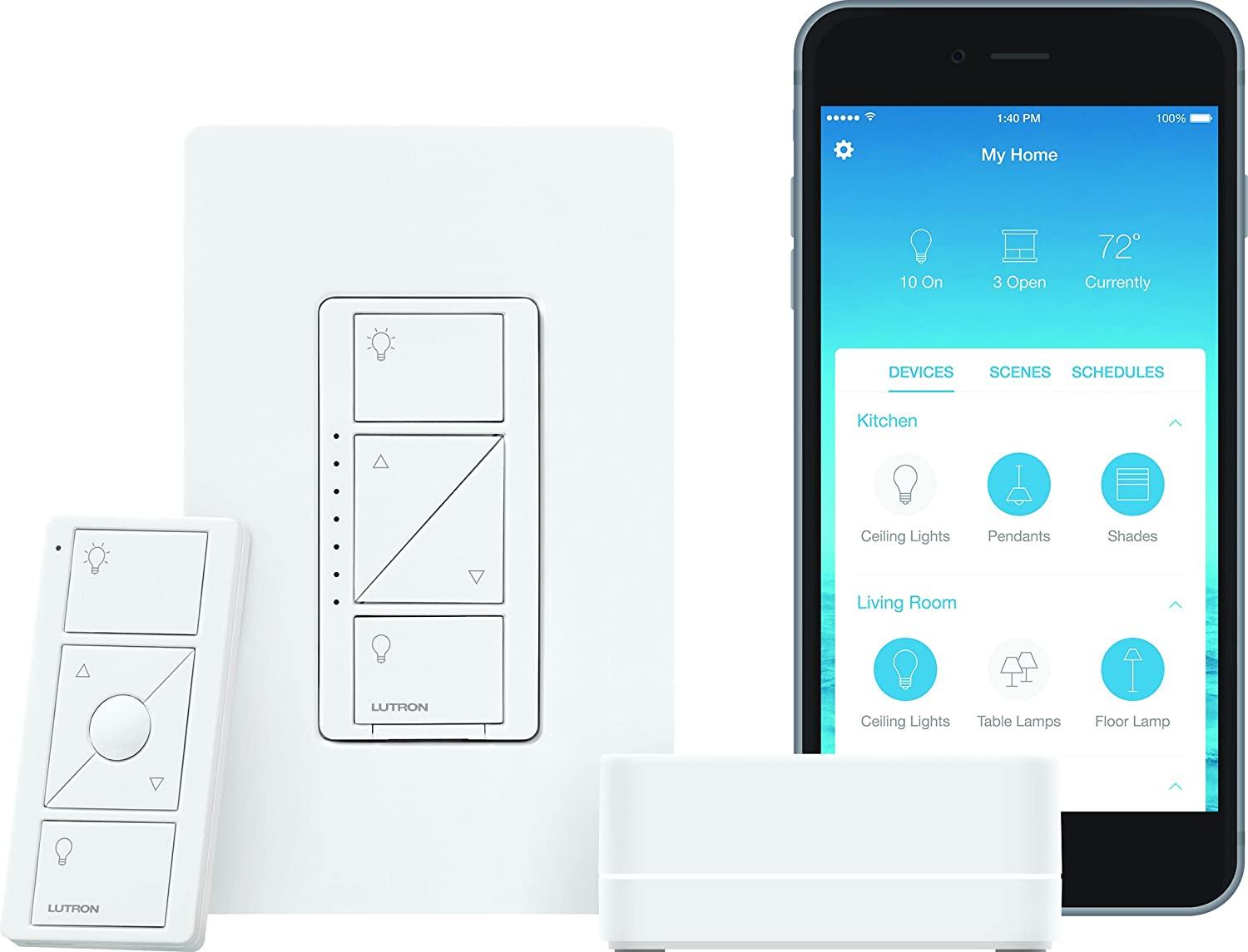 Lutron Caseta 3-Way Wireless Smart LED Light Dimmer Kit for $63.96 Shipped