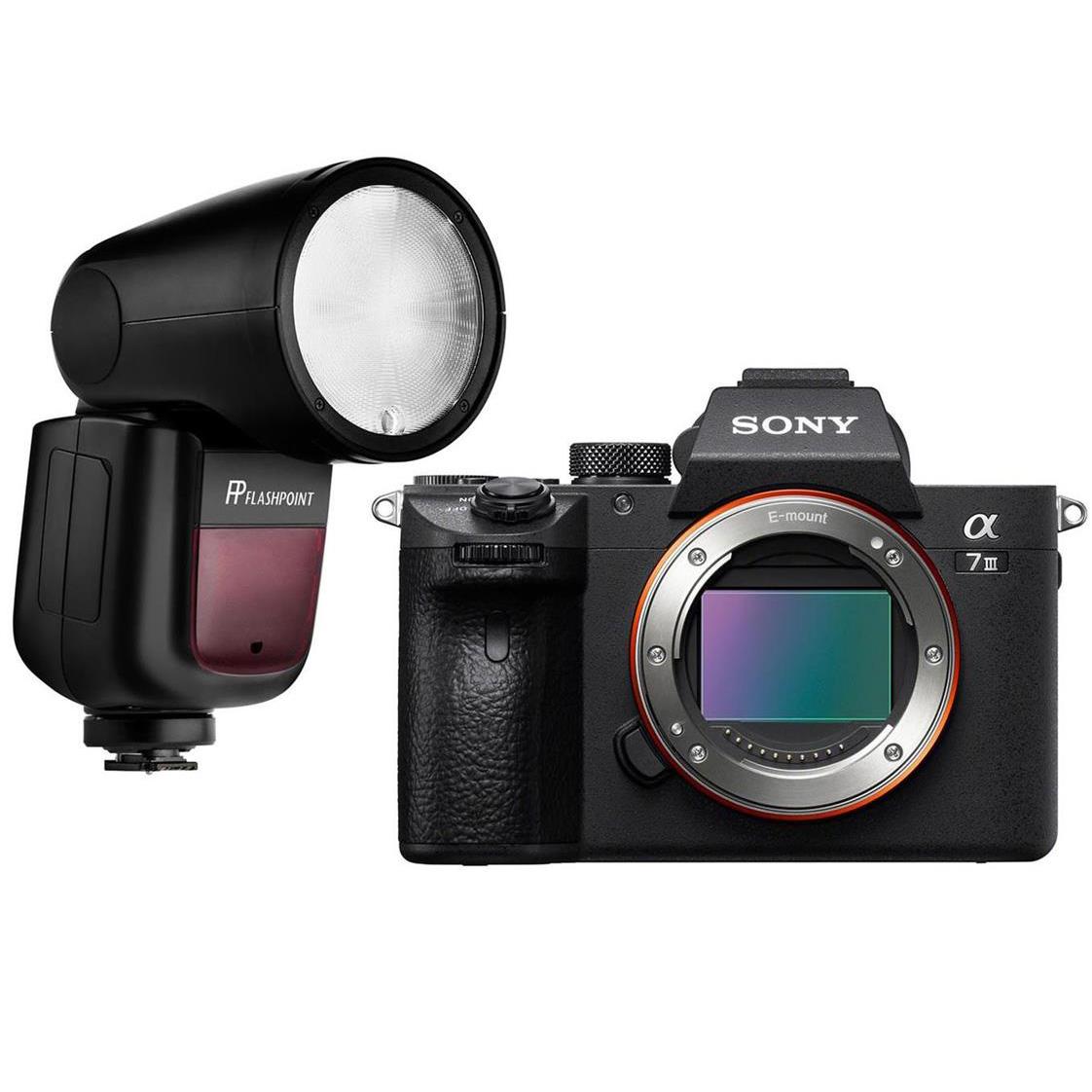Sony a7 III Mirrorless Digital Camera with Flashpoint Speedlight for $1698 Shipped