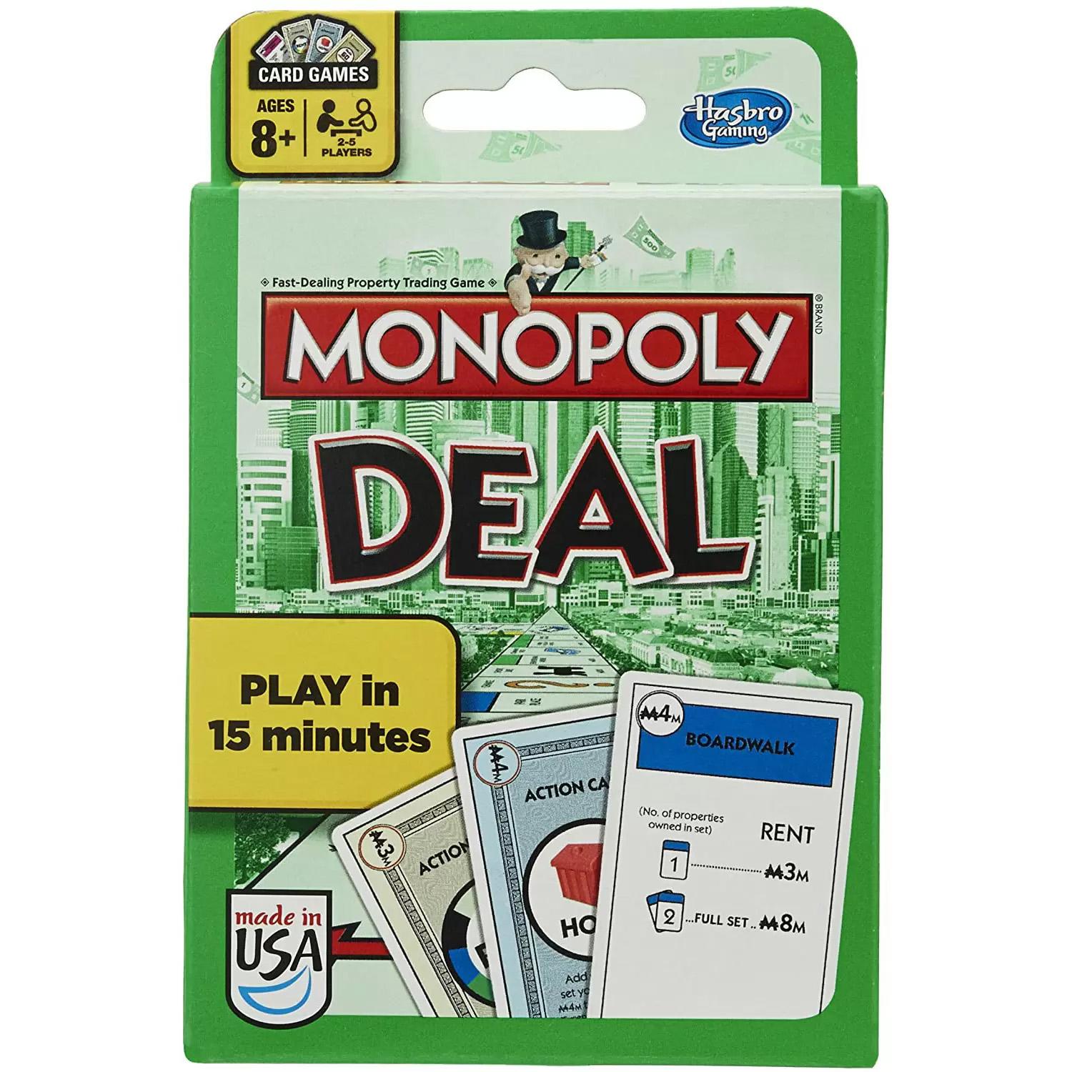 Monopoly Deal Card Game for $5.49