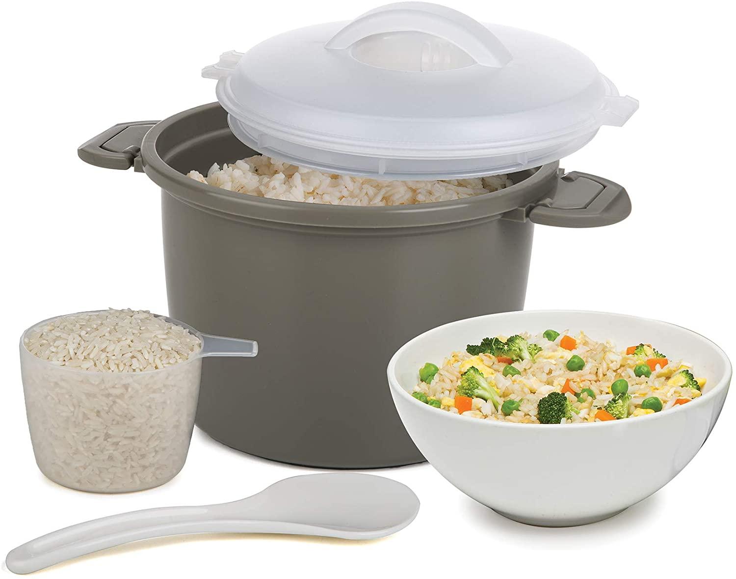 4-Piece Progressive Microwave Rice Cooker Set for $5.96