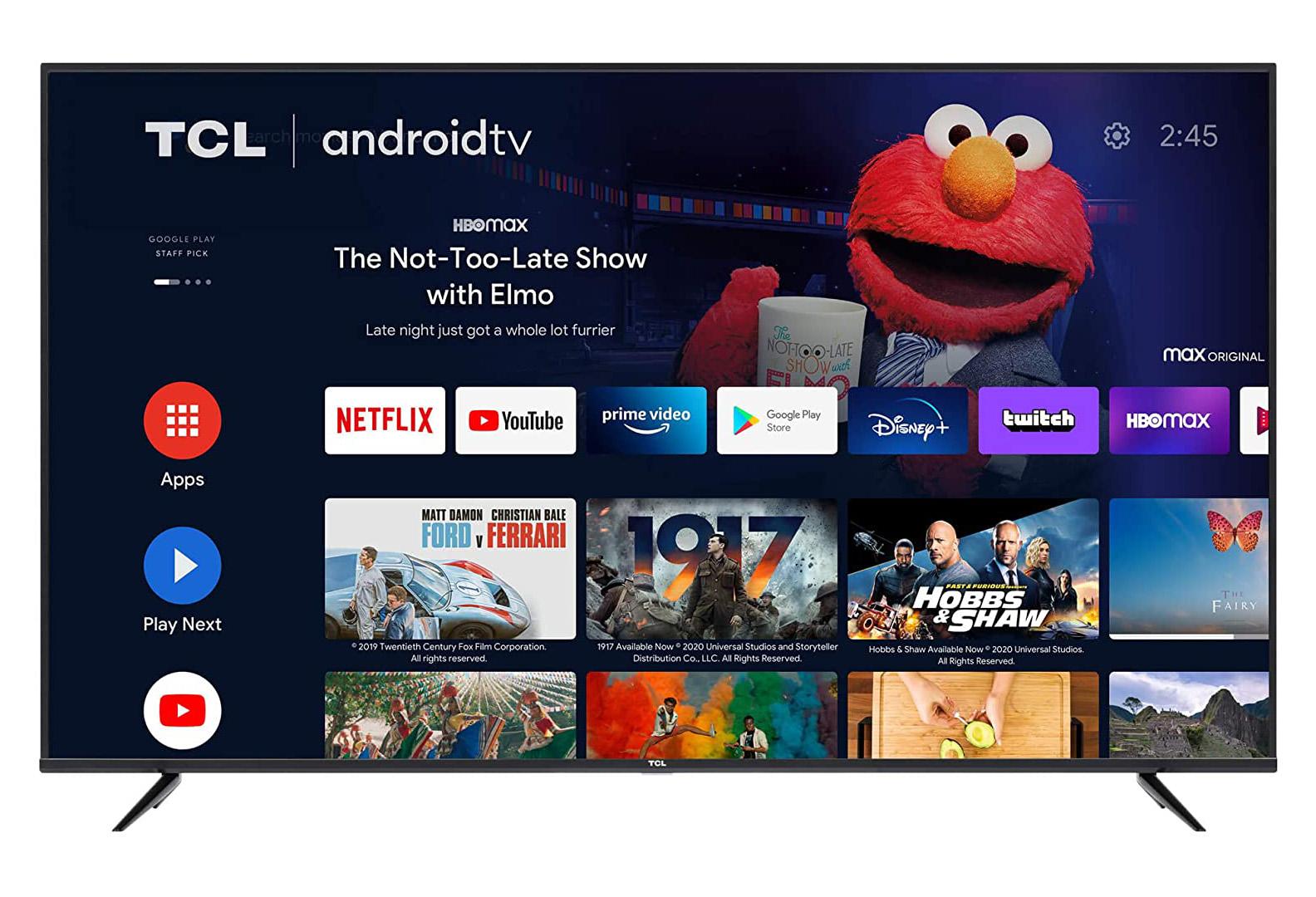 75in TCL 75S434 4K UHD HDR Smart Android LED TV for $599.99 Shipped