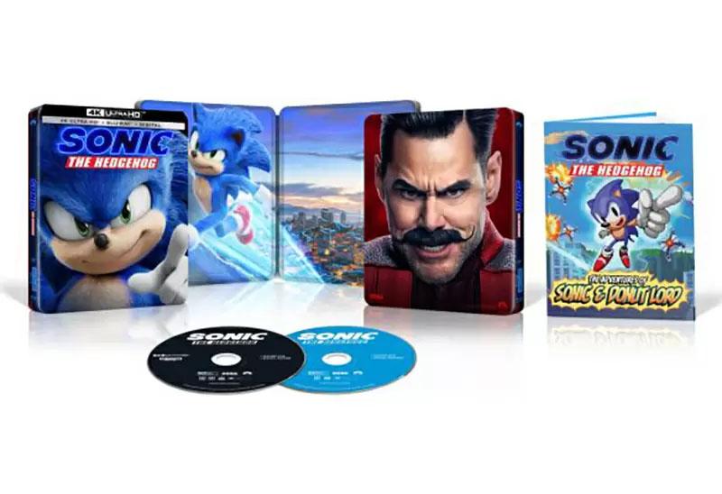 Sonic the Hedgehog Steelbook 4K Blu-ray for $12.99