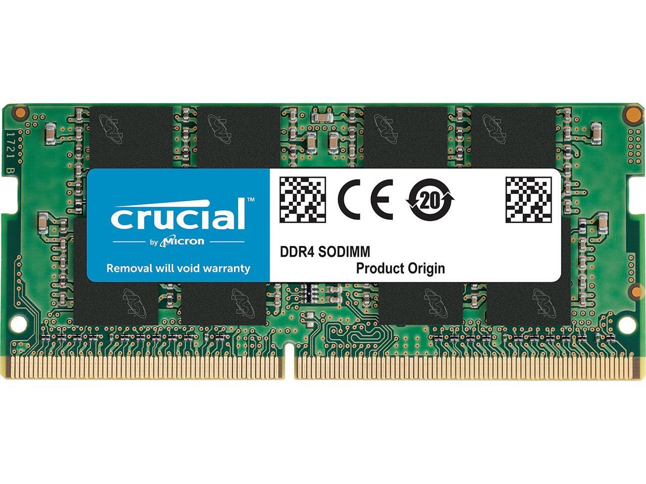 16GB Crucial SO-DIMM DDR4 3200 Laptop Memory for $49.99 Shipped