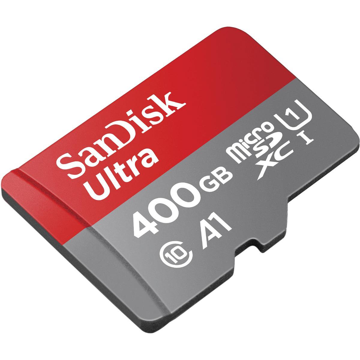 400GB SanDisk Ultra UHS-1 MicroSDXC Memory Card with Adapter for $16.99 Shipped