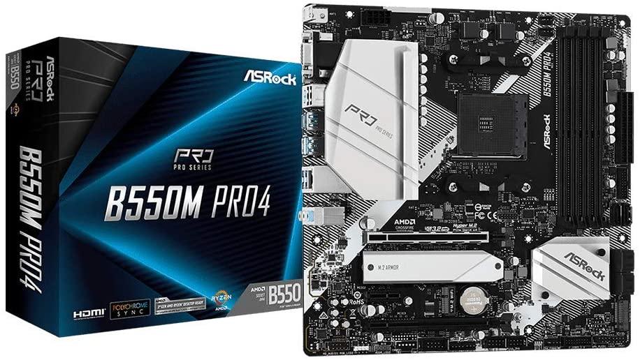 ASRock B550M PRO4 AM4 AMD Micro ATX Motherboard for $89.99 Shipped