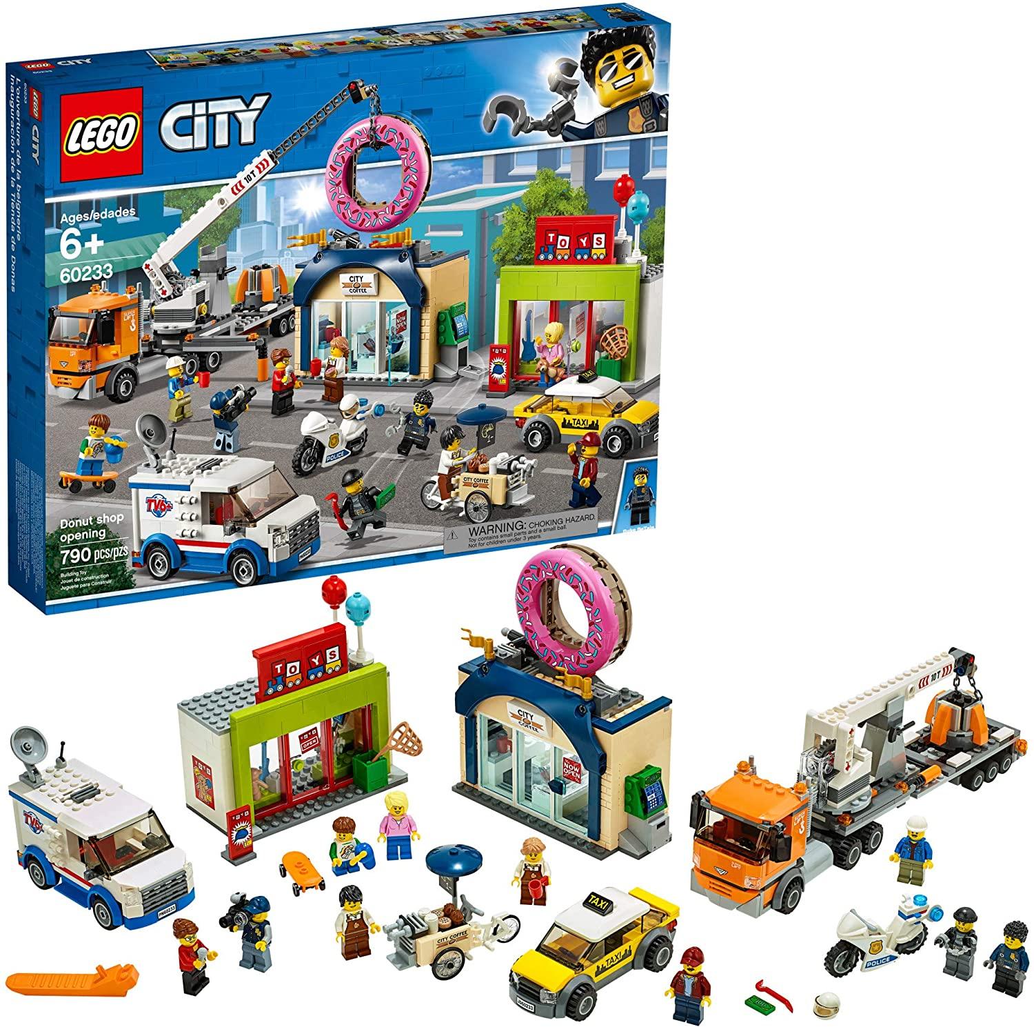 790-Piece LEGO City Donut Shop Opening 60233 for $64.79 Shipped