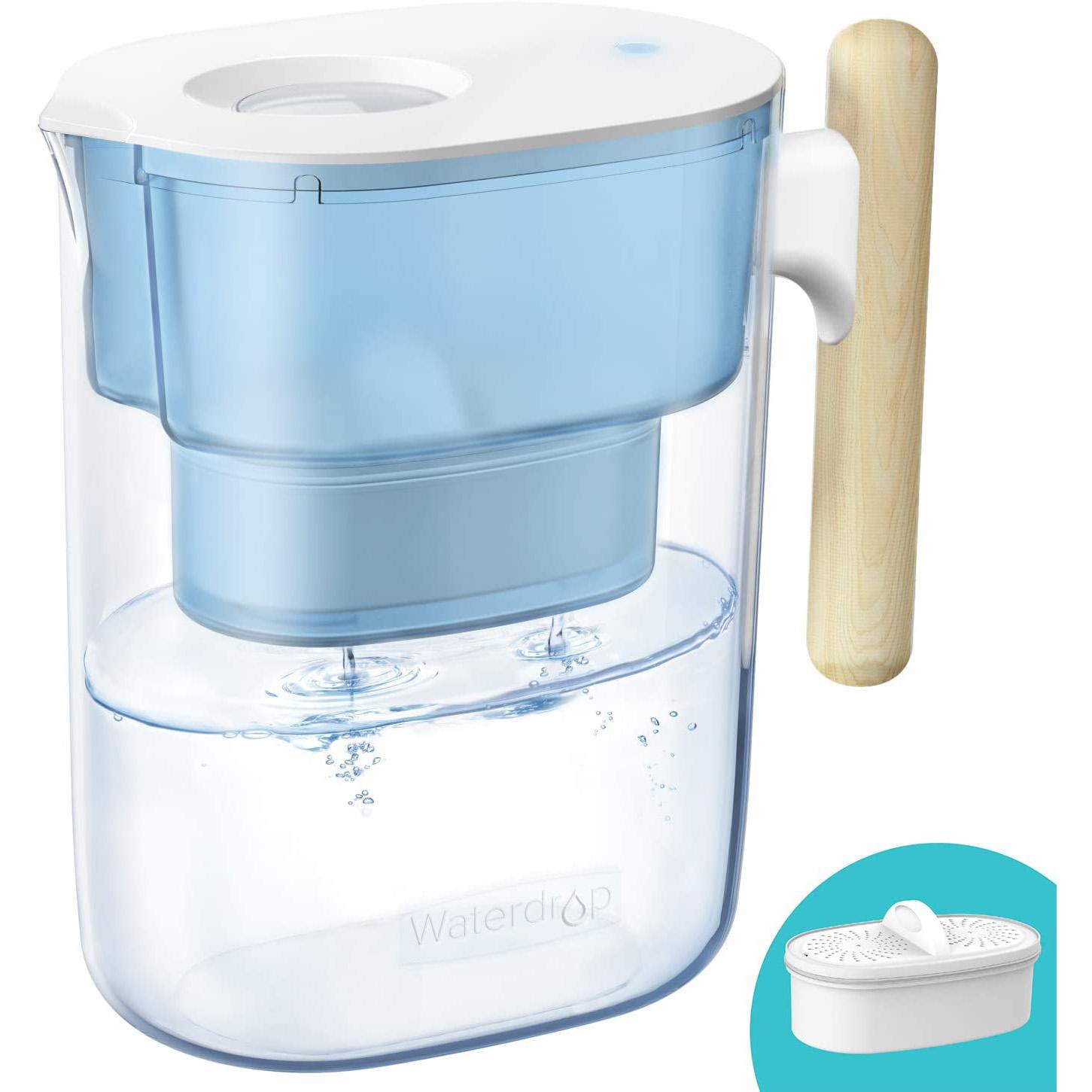 Waterdrop Chubby 10-Cup Water Filter Pitcher for $23.19