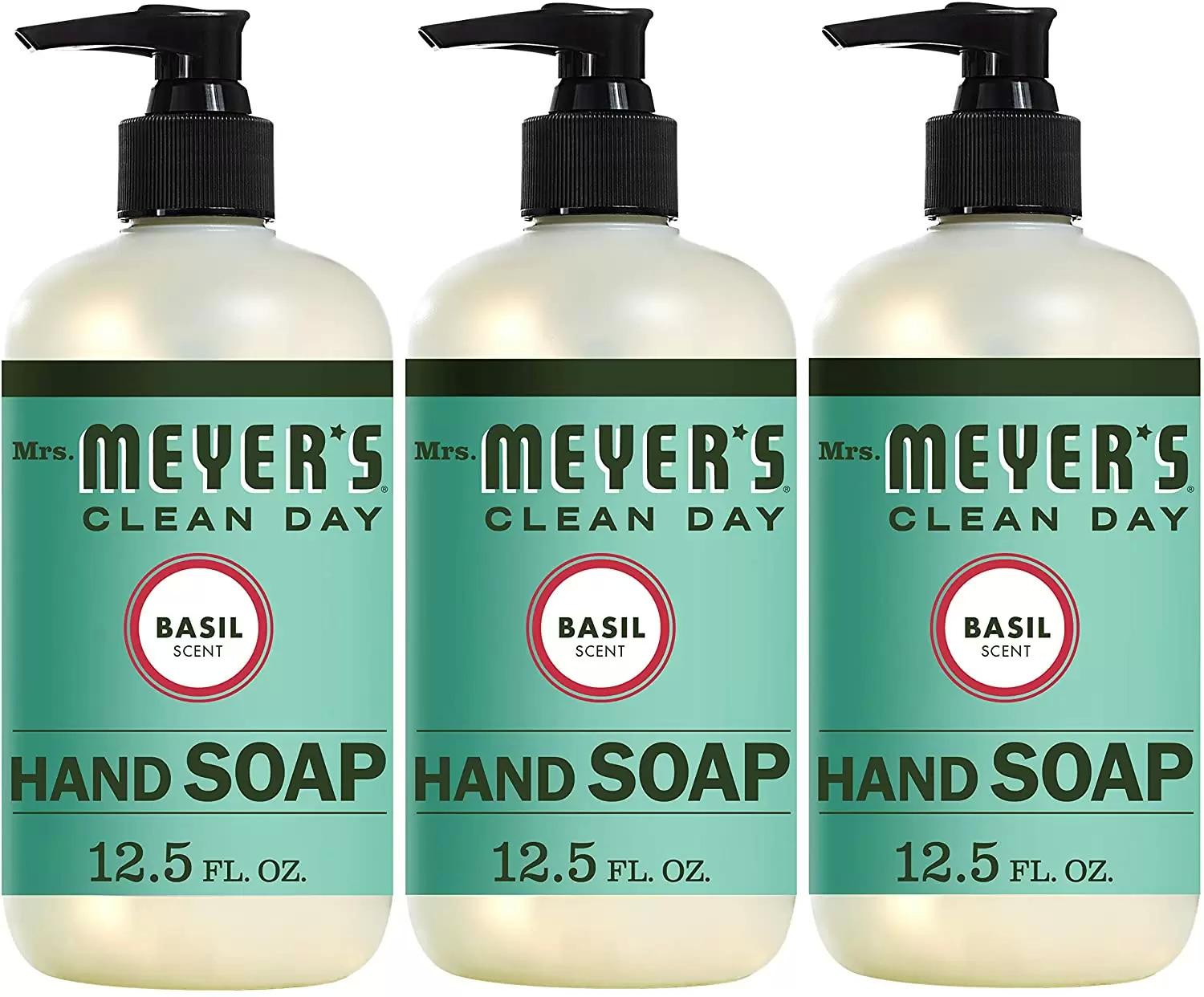 3 Mrs Meyers Clean Day Basil Liquid Hand Soap for $6.30 Shipped