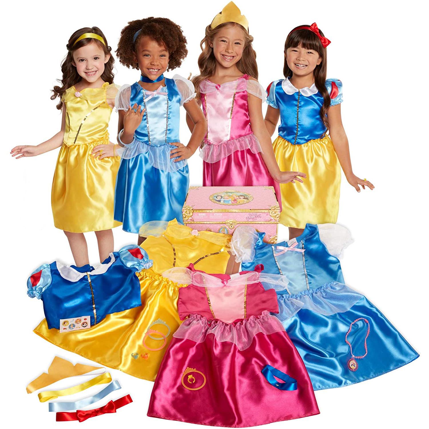 Disney Princess Dress Up Trunk Deluxe 21 Piece for $24.49