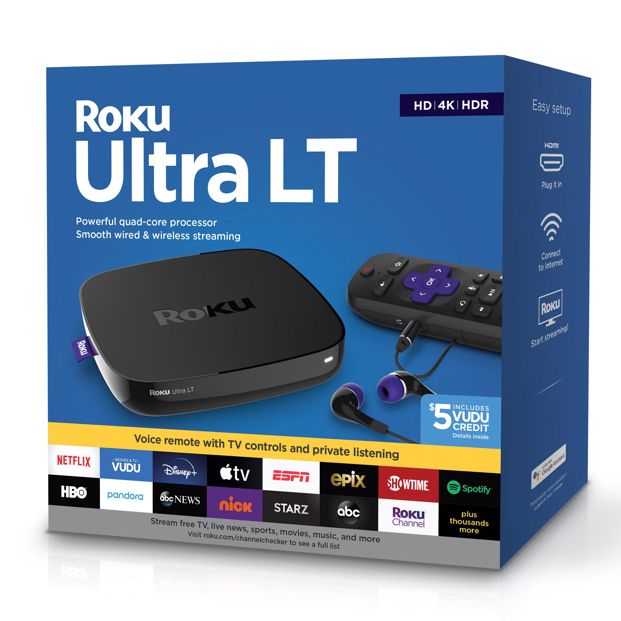 Roku Ultra LT 4K HDR Streaming Media Player for $48 Shipped