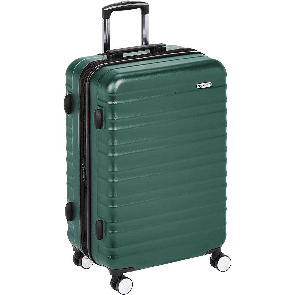AmazonBasics Premium Hardside Spinner Suitcase Luggage for $32.99 Shipped