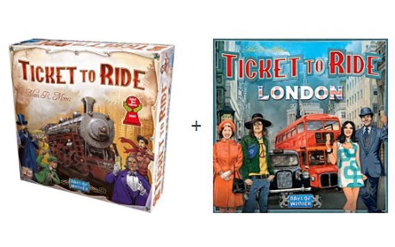 Ticket to Ride and Ticket To Ride London Board Game for $29.99